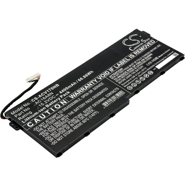 Ersatzakku - CS-ACV170NB - ACER Aspire V17 Nitro / AC16A8N - 15,2 Volt 4400mAh Li-Ion