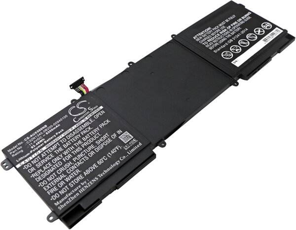Ersatzakku - CS-AUX500NB - ASUS NX500JK-DR018H / 0B200-00940100 - 11,4 Volt 8200mAh Li-Ion