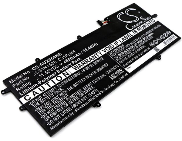 Ersatzakku - CS-AUX360NB - ASUS Q324UA / 0B200-02080000 - 11,55 Volt 4800mAh Li-Ion