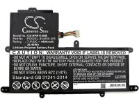 Ersatzakku - CS-HPR110NB - HP Stream 11-R / 823908-2C1 - 7,6 Volt 4800mAh Li-Ion