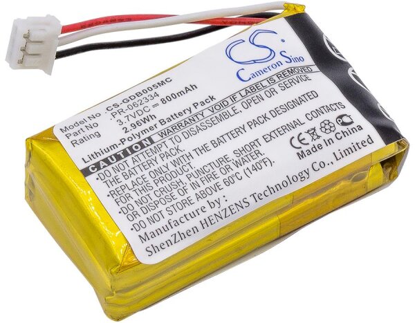 Ersatzakku - CS-GDB005MC - GoPro Hero+ / CHDHA-301 - 3,7 Volt 800mAh Li-Polymer