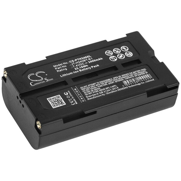 Ersatzakku - CS-PTH340XL - Panasonic JT-H340BT-E1 / JT-H340PR - 7,4 Volt 3400mAh Li-Ion
