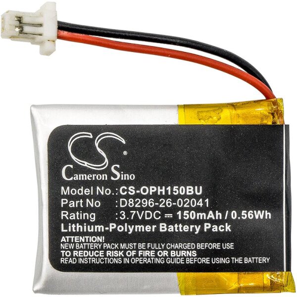 Ersatzakku - CS-OPH150BU - OPTICON H15 / D8296-26-02041 - 3,7 Volt 150mAh Li-Ion