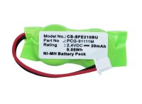 Ersatzakku - CS-SFE210BU - SONY VAIO PCG-7134M - 2,4 Volt 20mAh Li-Ion