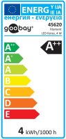goobay - Filament-LED-Kerze, 4 W - Sockel E14, ersetzt 37 W, warm-weiß, nicht dimmbar
