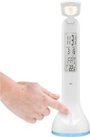 goobay - LED Schreibtischleuchte Mood Light + Calendar - Innenbeleuchtung für Arbeitszimmer, Kinderzimmer, Schlafzimmer oder Büros