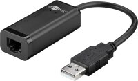 goobay - USB 2.0 Fast Ethernet Netzwerkkonverter - zum Anschluss eines PC/MAC mit USB-Anschluss an ein Ethernet Netzwerk