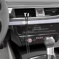 goobay - Kabel Management Set, weiß - 5er-Set zum Ordnen und Fixieren
