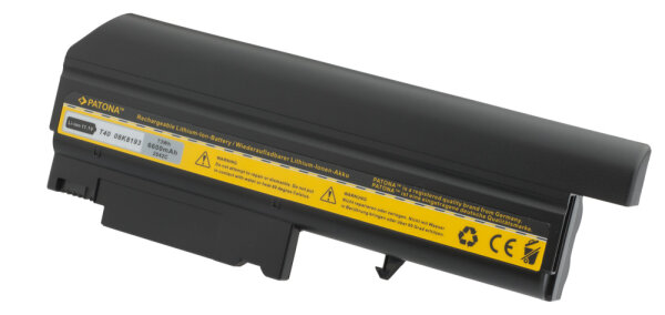 Ersatzakku für IBM Thinkpad T40 - 10,8 Volt 6600mAh Li-Ion