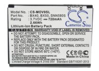 Ersatzakku - CS-MOV9SL - Motorola BX40 / MOTO V9 - 3,7 Volt 720mAh Li-Ion