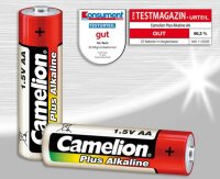 Camelion - Plus Alkaline - AA / Mignon / LR6 - 1,5 Volt 2700mAh AlMn - (24 St./Kunststoffdose)