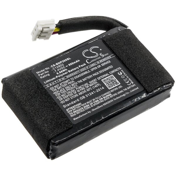 Ersatzakku - CS-BNP200SL - Bang & Olufsen BeoPlay P2 / C129D2 - 7,4 Volt 900mAh Li-Polymer