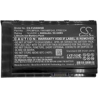 Ersatzakku - CS-FUH980NB - Fujitsu Celsius H980 /...
