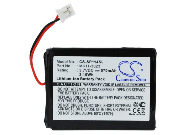 Ersatzakku - CS-SP114SL - Sony MK11-2903 / CECHZC1E - 3,7 Volt 570mAh Li-Ion