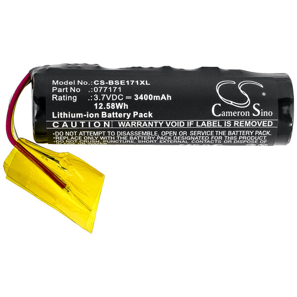 Ersatzakku - CS-BSE171XL - Bose Soundlink Micro / 423816 / 077171 - 3,7 Volt 3400mAh Li-Ion