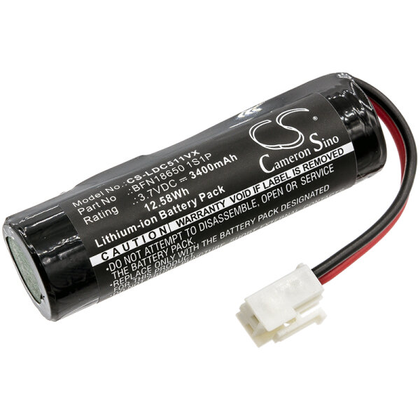 Ersatzakku - CS-LDC511VX - Leifheit 51000 / BFN18650 1S1P - 3,7 Volt 3400mAh Li-Ion
