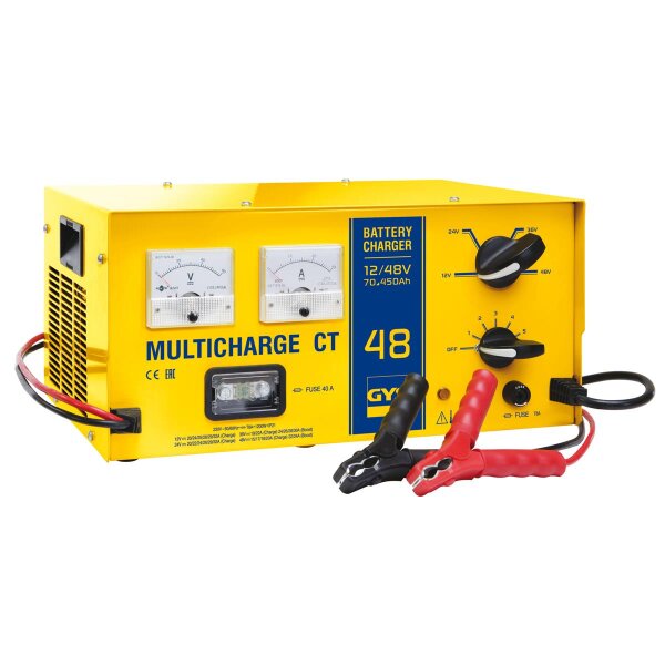 GYS - Multicharge CT 48 - Multiladegerät - für 12 Volt bis 48 Volt Blei-Batterien