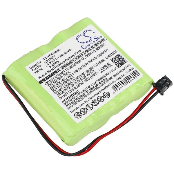 Ersatzakku - CS-YPH300SL - YSI pHotoFlex pH / 251300Y - 4,8 Volt 2000mAh Ni-MH