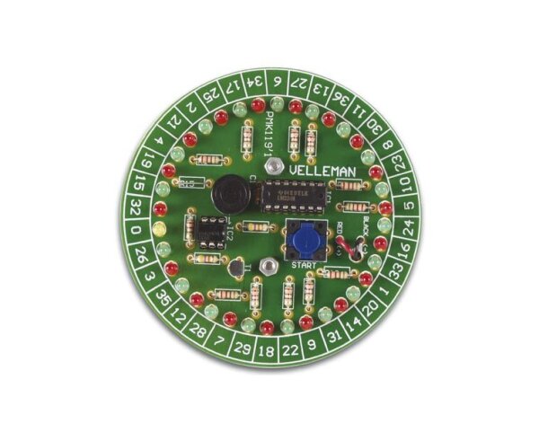 Mini-Kit Elektronisches Roulette Bausatz Lötbausatz 37 LEDs
