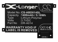 Ersatzakku - CS-ABD014SL - AMAZON D01200 / 170-1056-00 - 3,7 Volt 1400mAh Li-Polymer