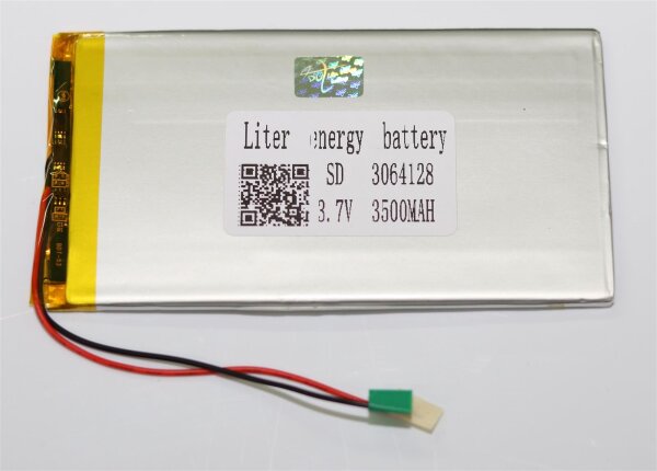 Einzelzelle - 3064128 / ICP3/64/128 - 3,7 Volt 3500mAh Li-Polymer