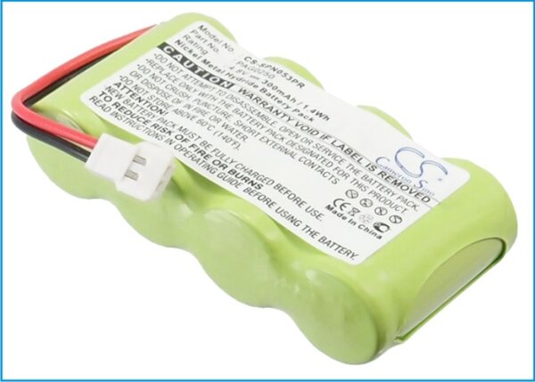 Ersatzakku - CS-SPN053PR - SIGNOLOGIES 1300500 / PAG0250 - 4,8 Volt 300mAh Ni-MH
