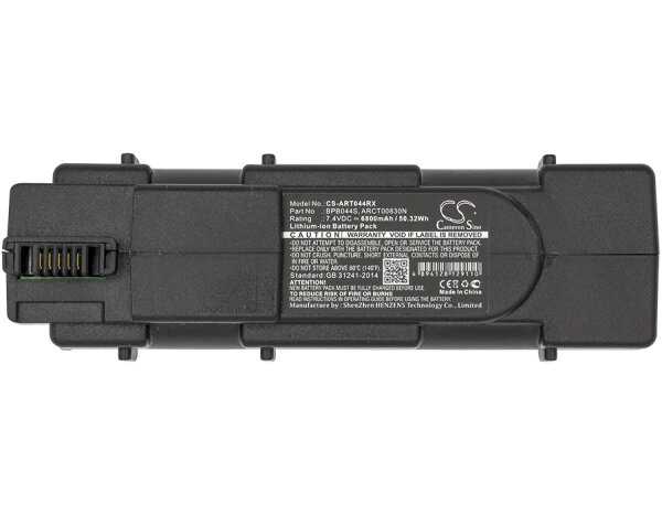 Ersatzakku - CS-ART044RX - ARRIS MG5000 / ARCT00830 - 7,4 Volt 6800mAh Li-ion