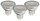 3x LED Reflektor GU5.3, warmweiß 2700 K, 270lm, 12V/5W
