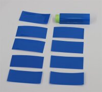 Schrumpfschlauch - 33,0 x 72,00 x 0,08mm - für 18650 Zelle - blau