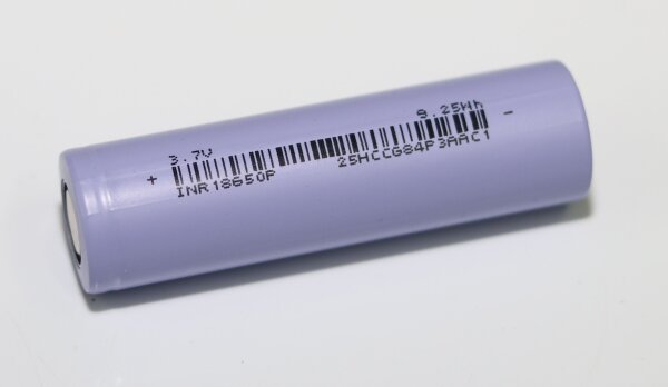 K-Tech - INR18650P - 3,7 Volt 2500mAh Li-Ion