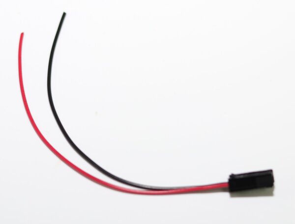 Lumberg - 3114 02 / 3114-02 - Stecker mit Ableiter ca. 10cm - 1 = Rot / 2 = Schwarz