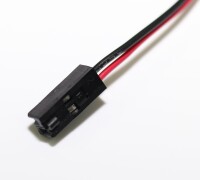 Lumberg - 3114 02 / 3114-02 - Stecker mit Ableiter ca. 10cm - 1 = Rot / 2 = Schwarz