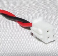 JST - XHP-2 - Stecker mit Ableiter ca. 10cm | 1 = rot
