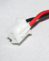 JST - XHP-2 - Stecker mit Ableiter ca. 10cm | 1 = rot