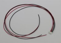 JST - XHP-4 - Stecker - Pin 1 und 2 - Anschlusskabel ROT...