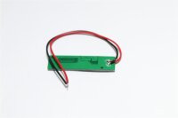 Akku Zustandsanzeige - Spannungsanzeige - für 7S [25,2Volt / 25,9 Volt] Li-Ion / Li-Poly Akkus - silber