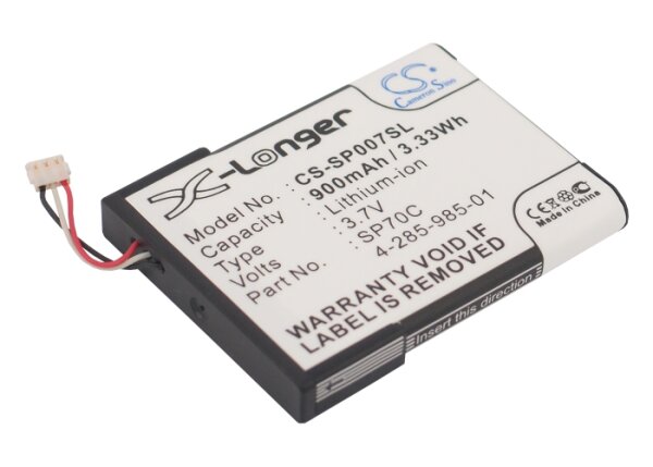 Ersatzakku - CS-SP007SL - SONY PSP E1000 / 4-285-985-01 - 3,7 Volt 900mAh Li-Ion