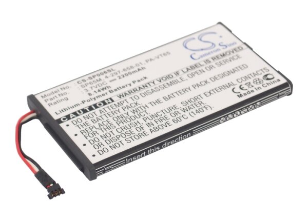 Ersatzakku - CS-SP006SL - SONY PCH-1001 / 4-297-658-01 - 3,7 Volt 2200mAh Li-Polymer