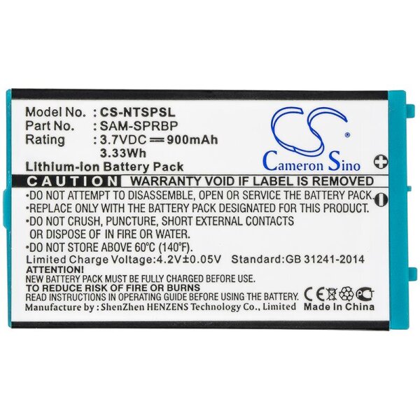 Ersatzakku - CS-NTSPSL - NINTENDO Advance SP / AGS-003 - 3,7 Volt 900mAh Li-ion