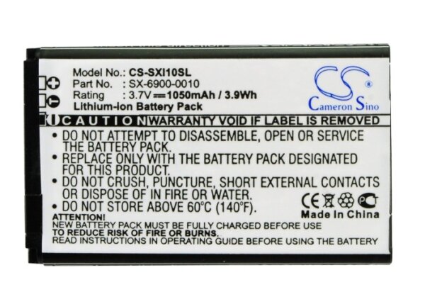 Ersatzakku - CS-SXI10SL - SIRIUS SXi1 / SX-6900-0010 - 3,7 Volt 1050mAh Li-ion