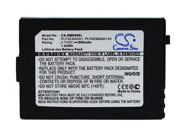 Ersatzakku - CS-SMS50SL - SIRIUS S50 / PLF423042A1 - 3,7 Volt 500mAh Li-ion EOL