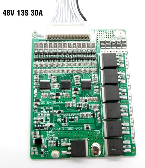 ANNPower - BMS - SP-M13-06-A01-M13SY-14617 - 48 Volt 13S / 30A