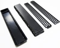 ABS-Gehäuse - Battery Storage Box - Lithium Battery Case für 68x 18650 Zellen - 10S6P / 13S5P / 17S4P - 478 x 90 x59mm - schwarz