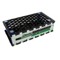 ABS-Gehäuse - Battery Storage Box - Lithium Battery Case für 78x 18650 Zellen - 13S6P - 250 x 71,6 x 141,7mm - inkl. BMS - schwarz