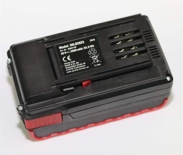 Akkureparatur - Zellentausch - Grizzly 36LB2623 / 80001199 / Einhell 34.131.17 - 36 Volt Li-Ion Akku
