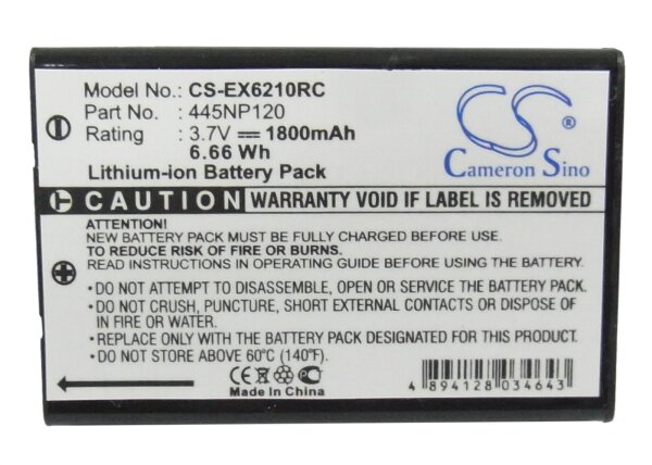 Ersatzakku - CS-EX6210RC - ALURATEK CDM530AM-3G / EDIMAX 445NP120 - 3,7 Volt 1100mAh Li-ion