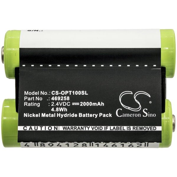 Ersatzakku - CS-OPT100SL - OPTELEC Compact Plus / 4692 - 2,4 Volt 2000mAh Ni-MH