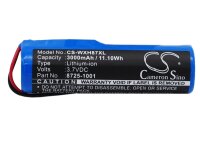 Ersatzakku - CS-WXH87XL - WELLA Eclipse Clipper / 8725-1001 - 3,7 Volt 3000mAh Li-Ion