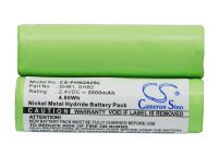 Ersatzakku - CS-PHN282SL - BRAUN 4510 / PHILIPS 138-10334 - 2,4 Volt 2000mAh Ni-MH