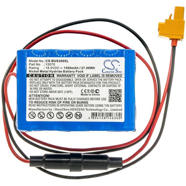 Ersatzakku - CS-BUS300SL - BESAM automatische Türöffnung CUD3000 - 18 Volt 1500mAh Ni-MH